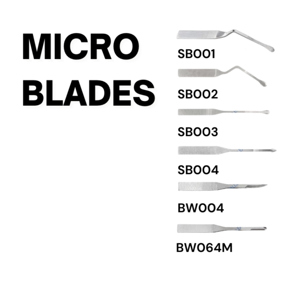 Micro Blade Back Micro Blades Bendable - TKDS